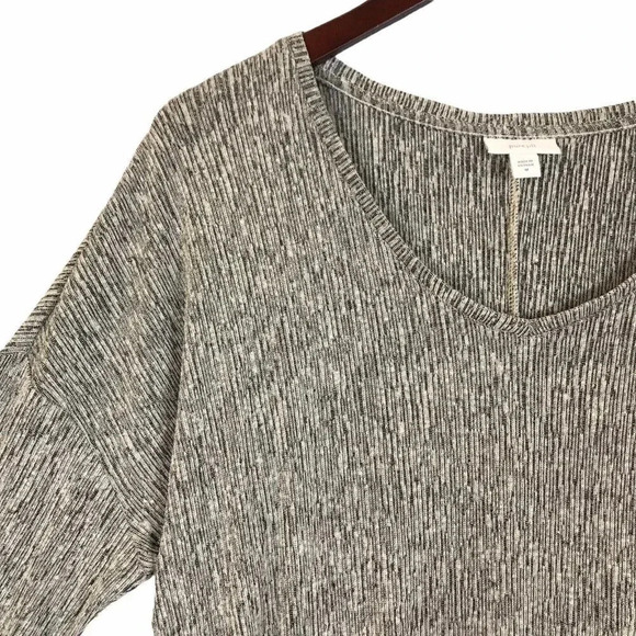 Pure Jill Knit LINEN COTTON Shift Dress Size Medium M Long Sleeve Lagenlook J - Picture 15 of 16